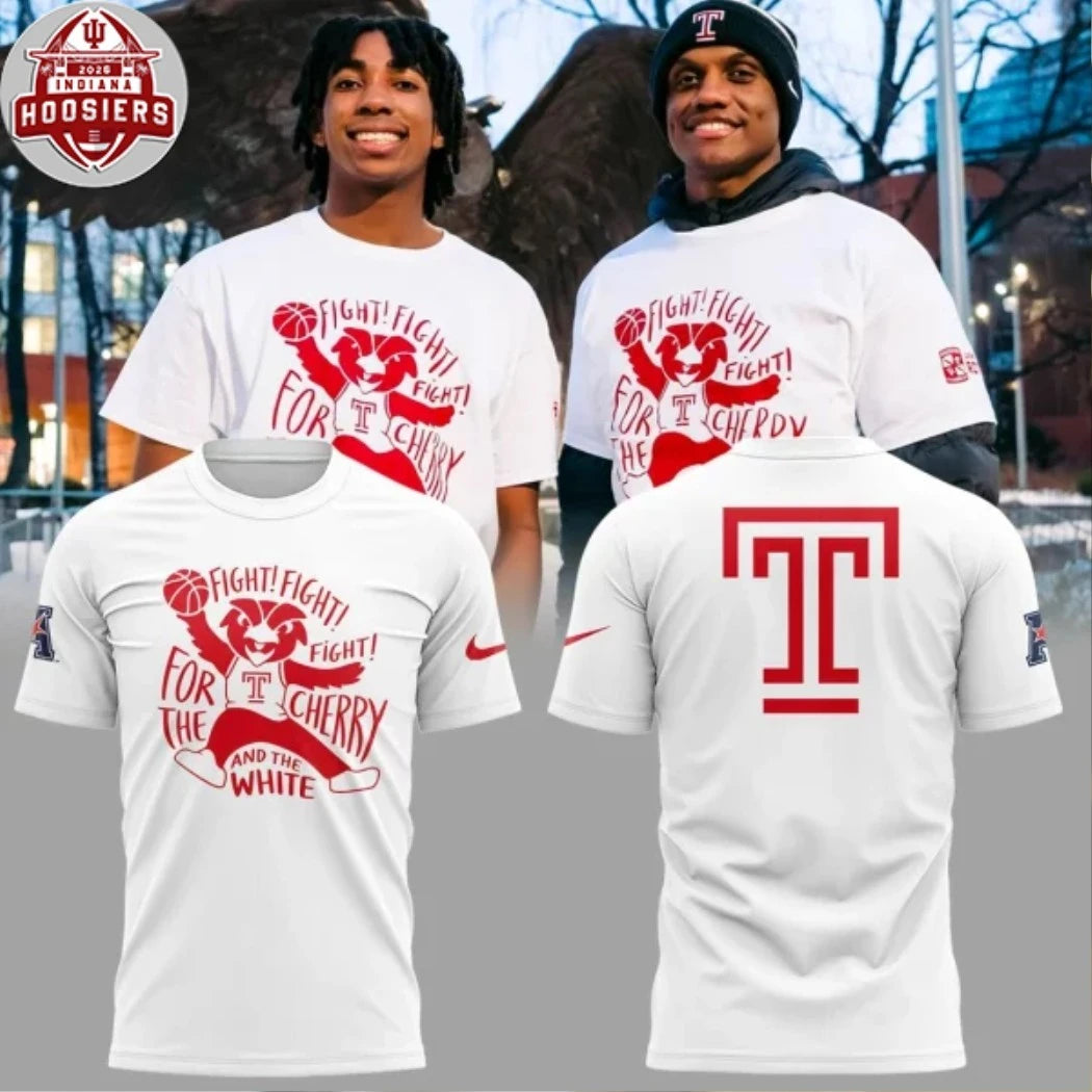 Temple Owls Fight For The Cherry Edition Hoodie T-Shirt