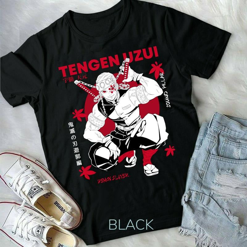 Tengen Uzui Kimetsu no Yaiba,Black, New Unisex Shirt size S to 5XL Hoodie, Sweatshirt | HypeCrazeTee.com