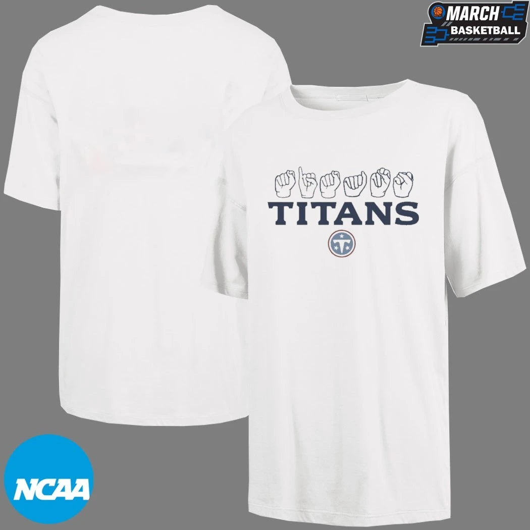 Tennessee Titans Love Sign ASL Hand T-shirts