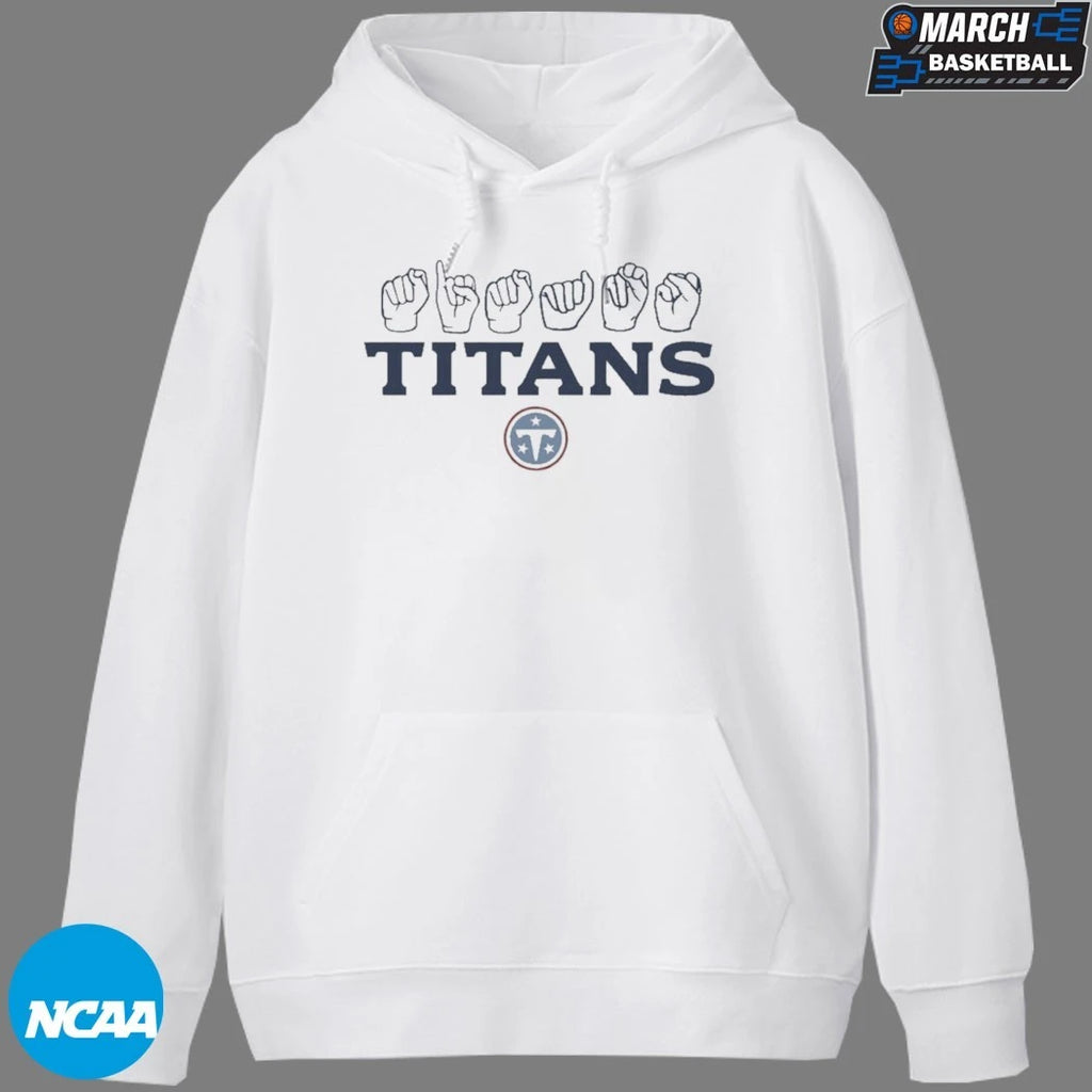 Tennessee Titans Love Sign ASL Hand T-shirts