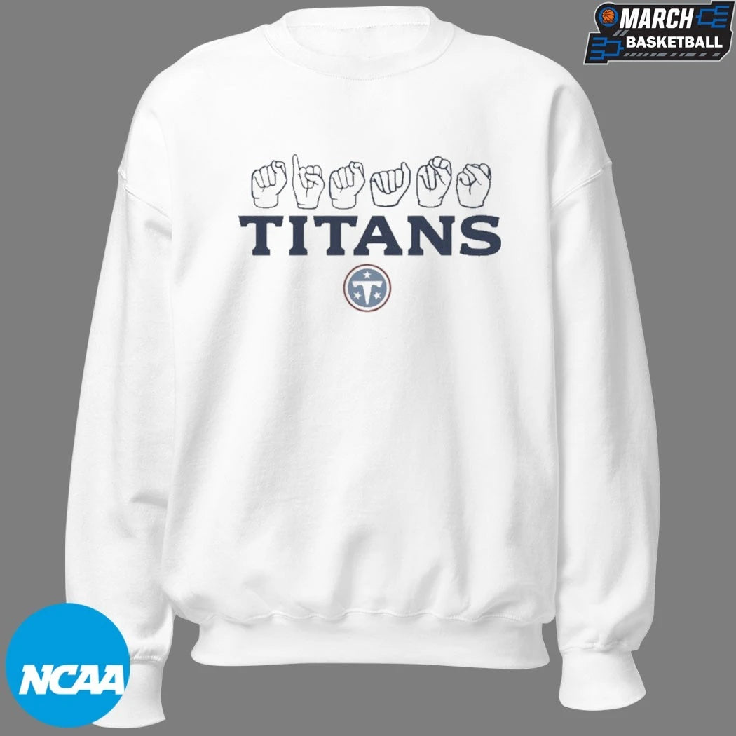 Tennessee Titans Love Sign ASL Hand T-shirts