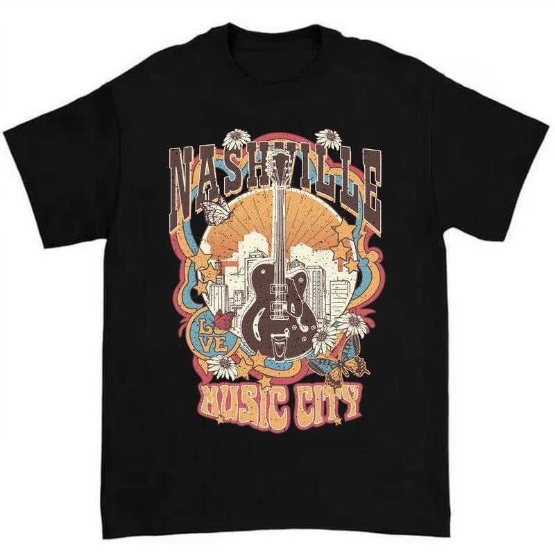 Tennessee Western Shirt Featuring Bold Country Music and Vintage Nashville Design Hoodie, Sweatshirt | HypeCrazeTee.com