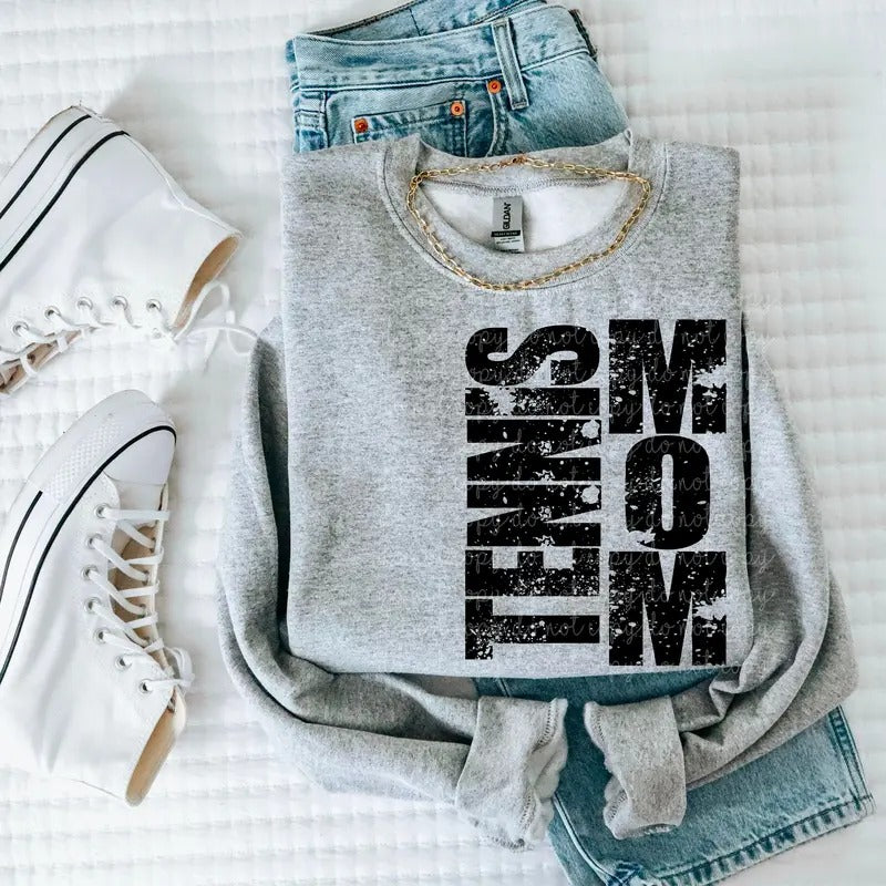 Tennis Mom DTF Transfers - THIS IS NOT A SHIRT Hoodie, Sweatshirt | HypeCrazeTee.com