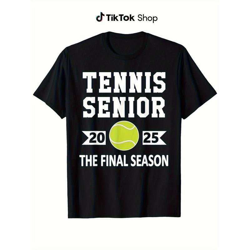 Tennis Senior 2025 Graduation T-Shirt