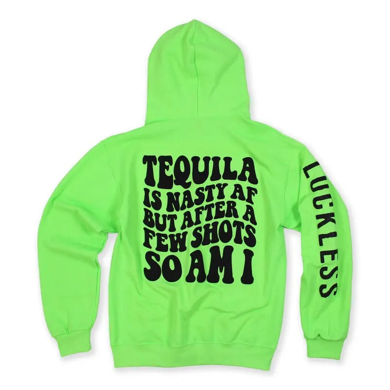 Tequila is Nasty Hoodie Funny Trending Cotton Sweatshirts T-Shirts | HypeCrazeTee.com