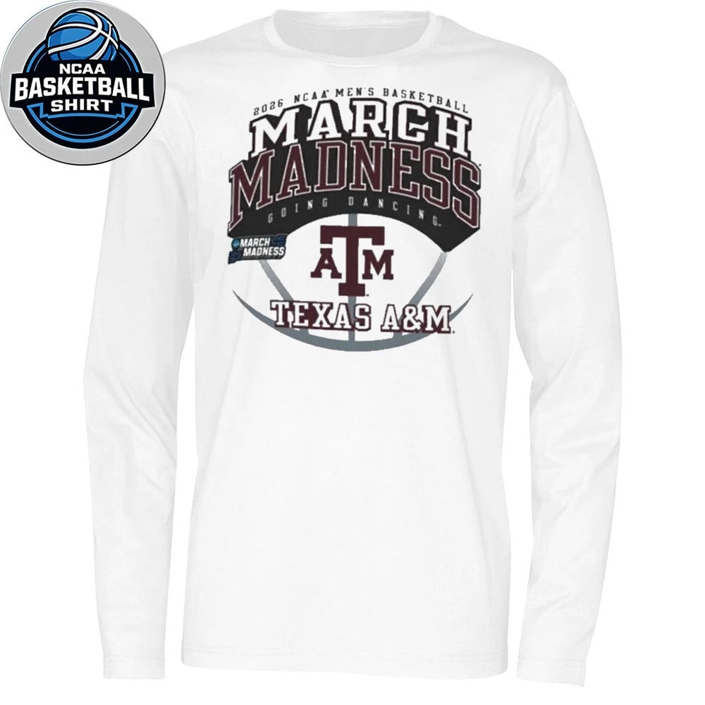 Texas A&amp;M 2026 NCAA Men’s Basketball March Madness March Madness Logo Shirt