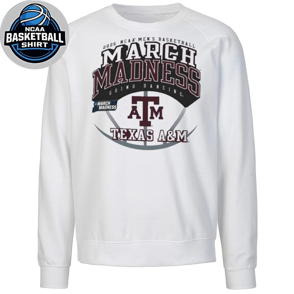 Texas A&amp;M 2026 NCAA Men’s Basketball March Madness March Madness Logo Shirt