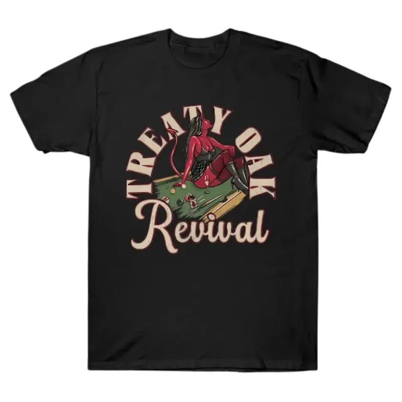 Texas Cpuntry Rock Treaty Oak Revival Logo T-Shirt, Printed In The USA Hoodie, Sweatshirt | HypeCrazeTee.com