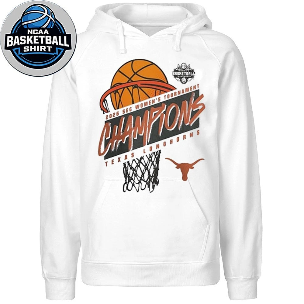 Texas Longhorns 2026 SEC Women’s Basketball Tournament Champions Logo Shirt