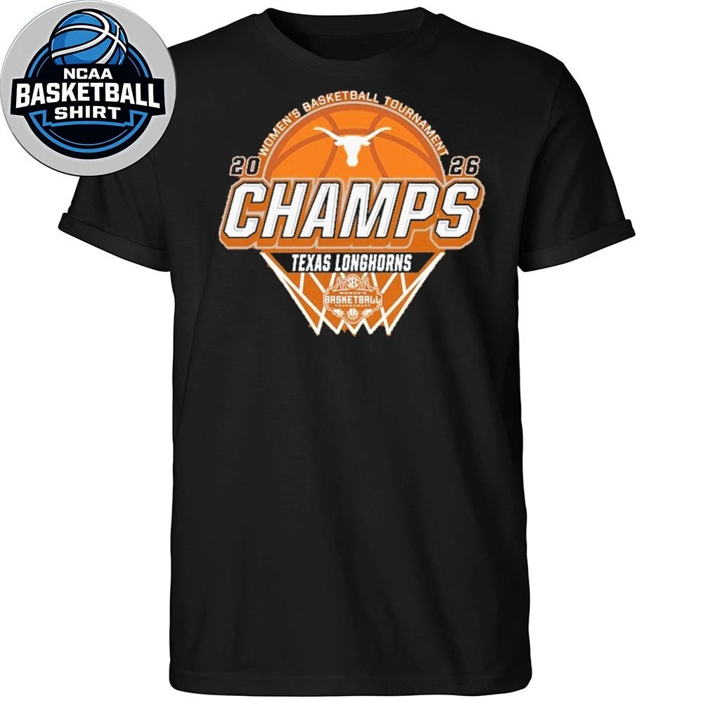 Texas Longhorns 2026 SEC Women’s Basketball Tournament Champions Shirt