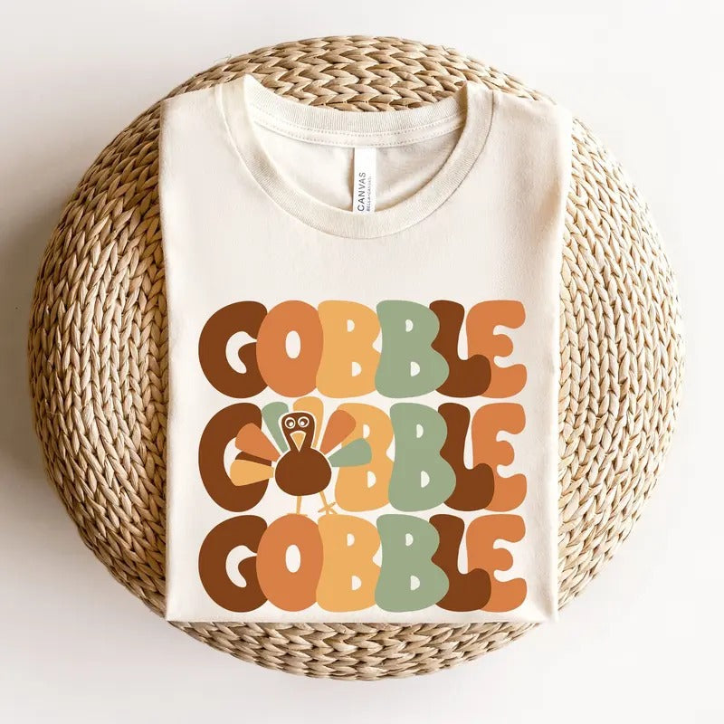 Thanksgiving Gobble Shirt, Turkey Sweatshirt, Family Sweatshirt, Thanksgiving Shirt, Fall Sweatshirt, Women Thanksgiving...