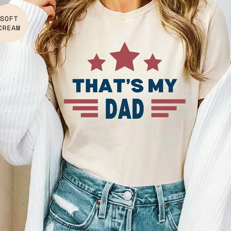 That's My Dad Tim Walz Vice President 2024 US Election Shirt - Harris Walz Shirt - Democrat Shirt