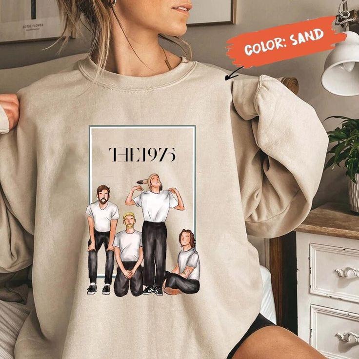 The 1975 North America Tour Sweatshirt, Retro Music Band Tribute T-Shirts, Hoodie | HypeCrazeTee.com