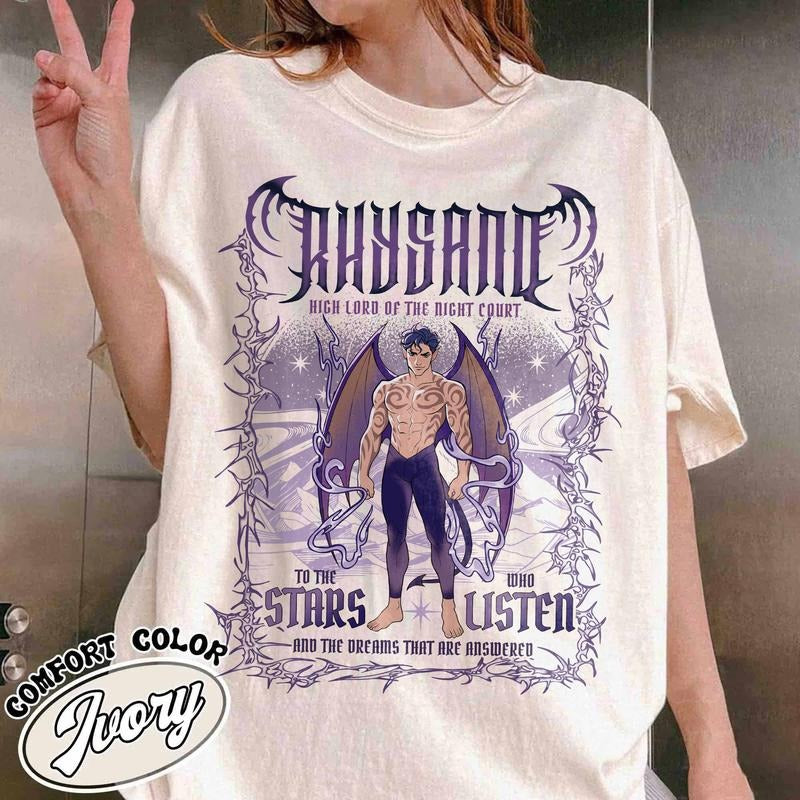 The Bat Boys Rhysand Shirt,Acotar Shirt Rhysand,Acotar The Night Court Illyrians Rhysand Shirt,Rhysand Shirt,Bookish...
