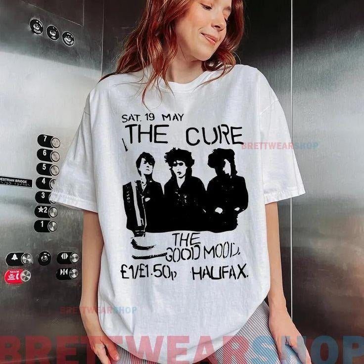 The Cure 80s Gig Flyer T-Shirt Album Music Trending shirts Hoodie, Sweatshirt | HypeCrazeTee.com
