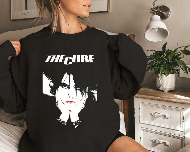 The Cure Lovesong Sweatshirt, Retro Band Fan Graphic Tribute T-Shirts, Hoodie | HypeCrazeTee.com