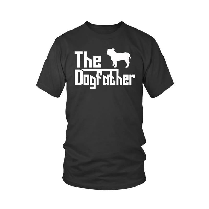 The Dogfather English Bulldog T-Shirt Made in USA Hoodie, Sweatshirt | HypeCrazeTee.com