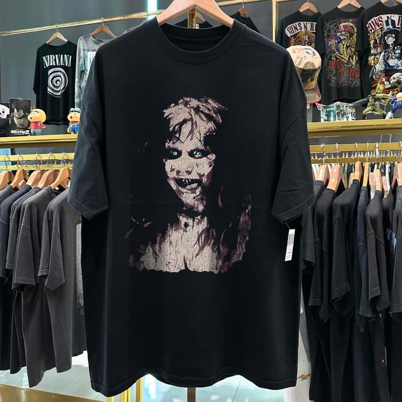 The Excorcist Rare Promo Vintage  Black T-Shirt Unisex Shirt Gift for him, Gift for her, Gift for fan Comfort Cotton...