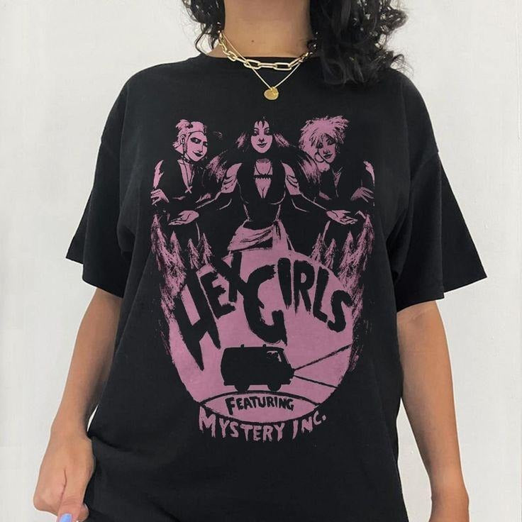 The Hex Girls Inspired Tee, The Hex Girls Rock Band Music T-Shirt,Retro Halloween 90's Shirt, Gift For Halloween, Concert...