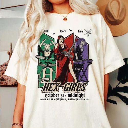 The Hex Girls Rock Band Music T-Shirt, The Hex Girls Shirt, Hex Girls 2023 Tour Shirt, Unisex T-Shirt, For Men Women...