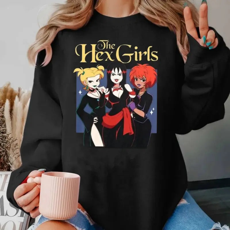 The Hex Girls Rock Band, Music Concert Sweatshirt T Shirt, The Hex Girls Shirt, Unisex Short Sleeve Tee Hoodie