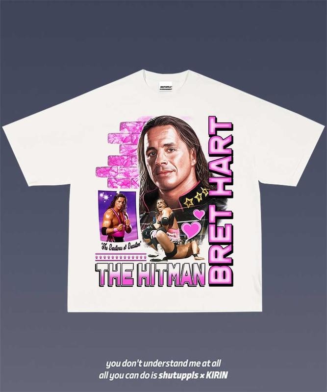 The Hitman Bret Hart 1.5 VINTAGE TEE | GRAPHIC T-SHIRT SWEATSHIRT HOODIE | GIFT FOR FAN | HypeCrazeTee.com