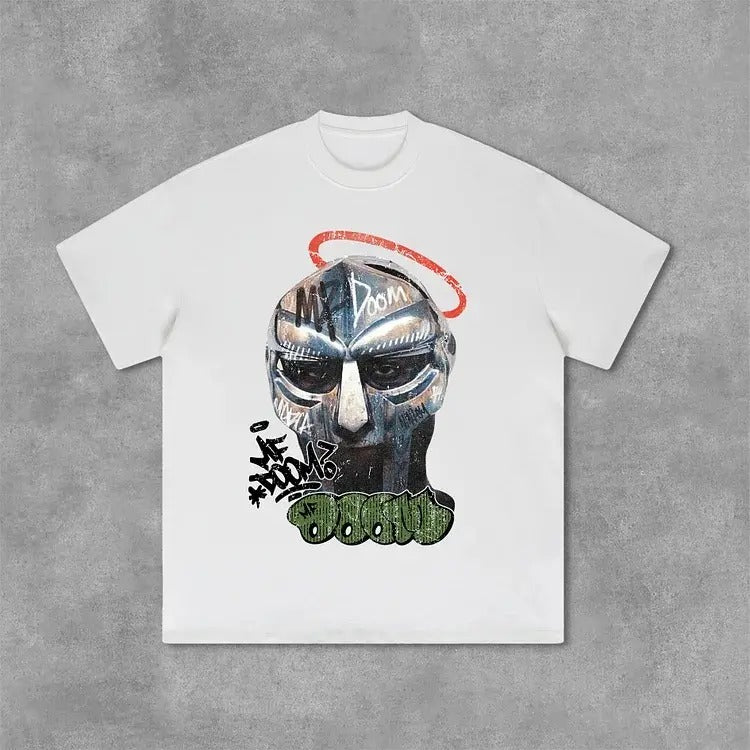 The Illest Villain Mf Doom Graphic Print Cotton T-Shirt, S to 4XL, Menswear Hoodie, Sweatshirt | HypeCrazeTee.com