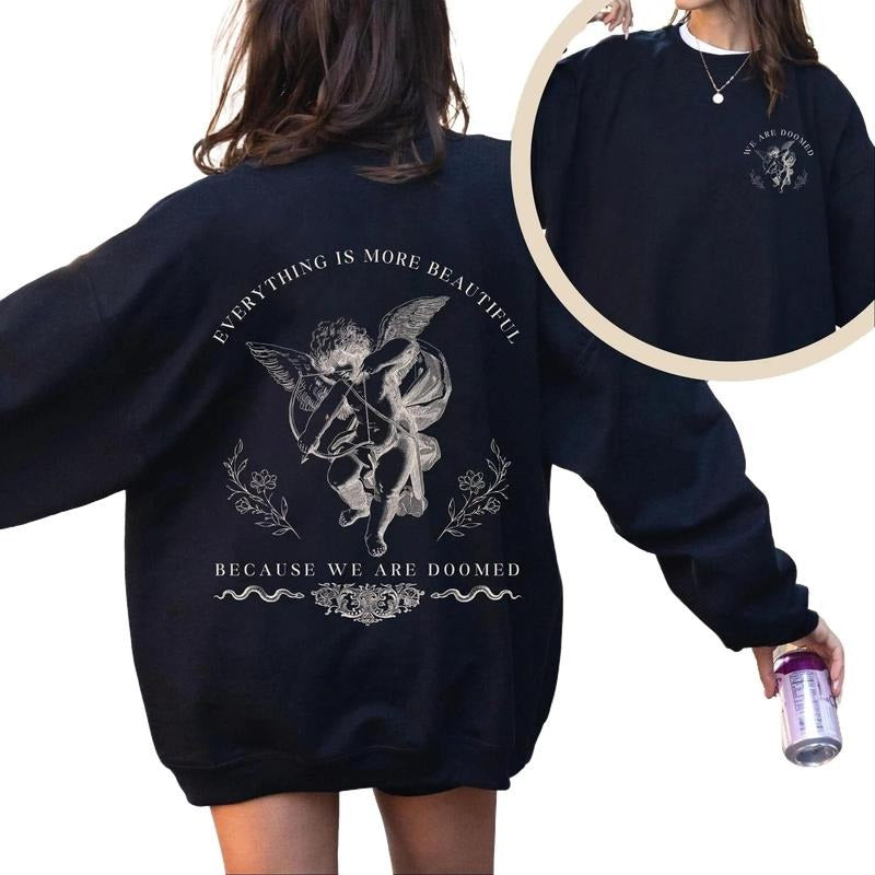 Illiad Homer Greek Mythology Dark Academia Shirt We Are Doomed History Lover Literature Booklover T-Shirts, Hoodie, Sweatshirt