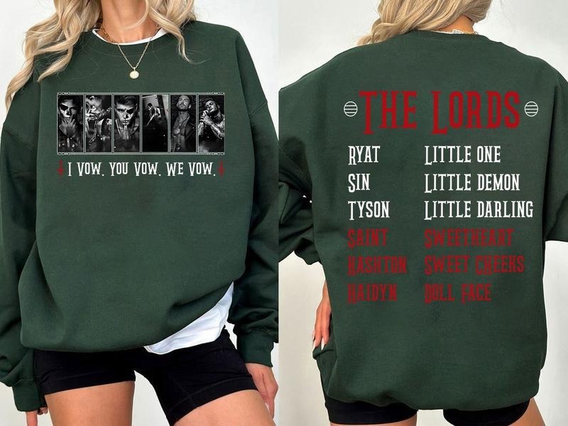 L.O.R.D.S Shirt I Vow You Vow We Vow Ritual Sinner Sacrifice Shirt Carnage Madness Bookish Shirt Lady Soft Comfort Long Sleeves Fabric T-Shirts, Hoodie, Sweatshirt