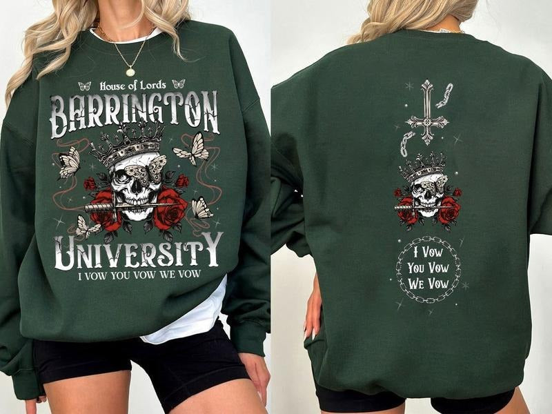 The LORDS Series Sweatshirt, Barrington University Hoodie, The Ritual Shirt, Dark Romance Book Club, Smut Gift, House Of...