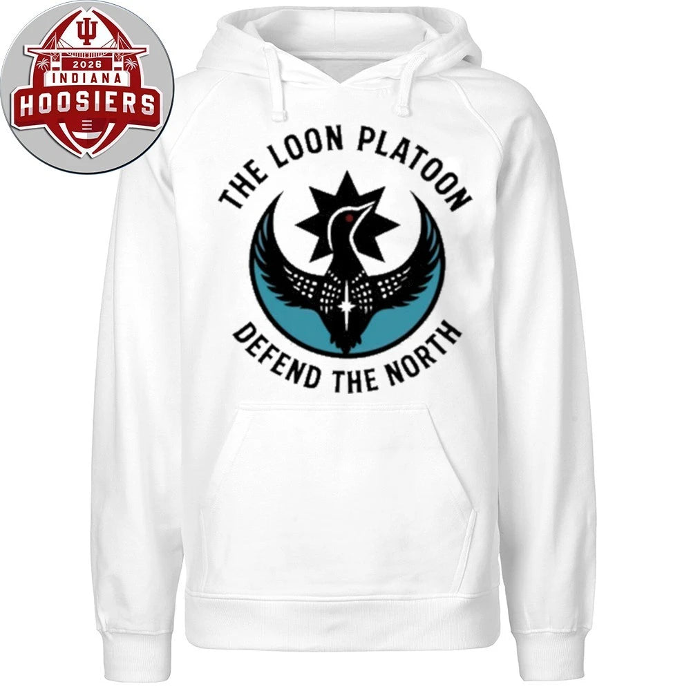 The Loon Platoon Defend The North Rebel-Loon Platoon Minnesota 2026 T-Shirt