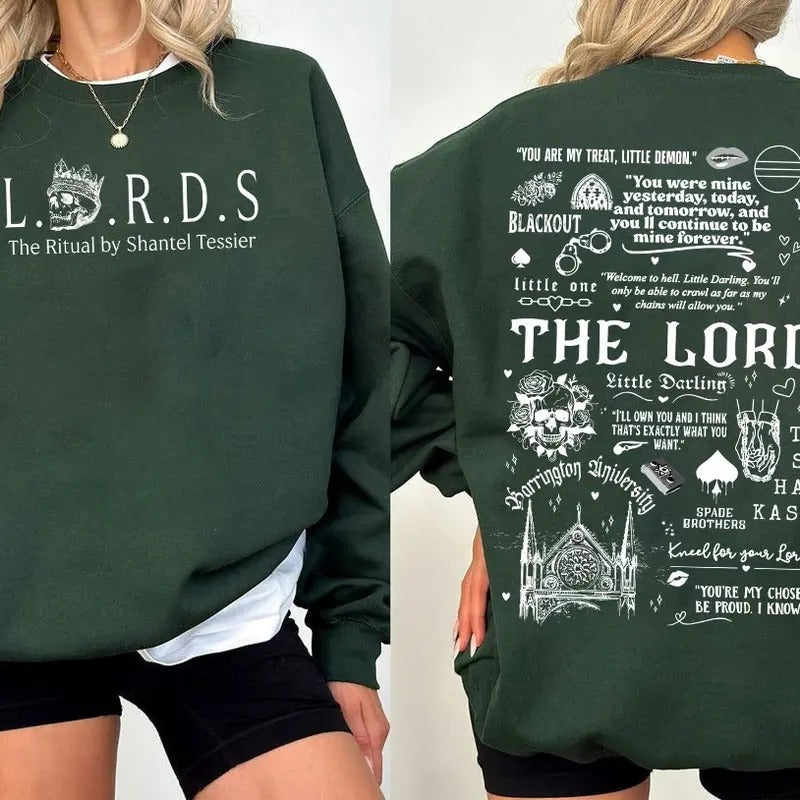 The Lords Series T-Shirt, The Ritual By Shantel Tessier Sweatshirt, Dark Romance Hoodie, Bookish Merch | HypeCrazeTee.com