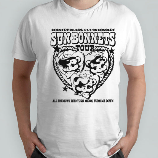 The Lost Bros Sun Bonnets Tour T-shirt