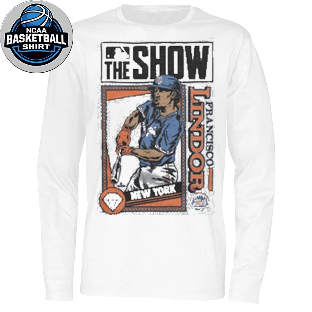 The MLB The Show video game features a character from the New York Mets team, Francisco Lindor Shirt