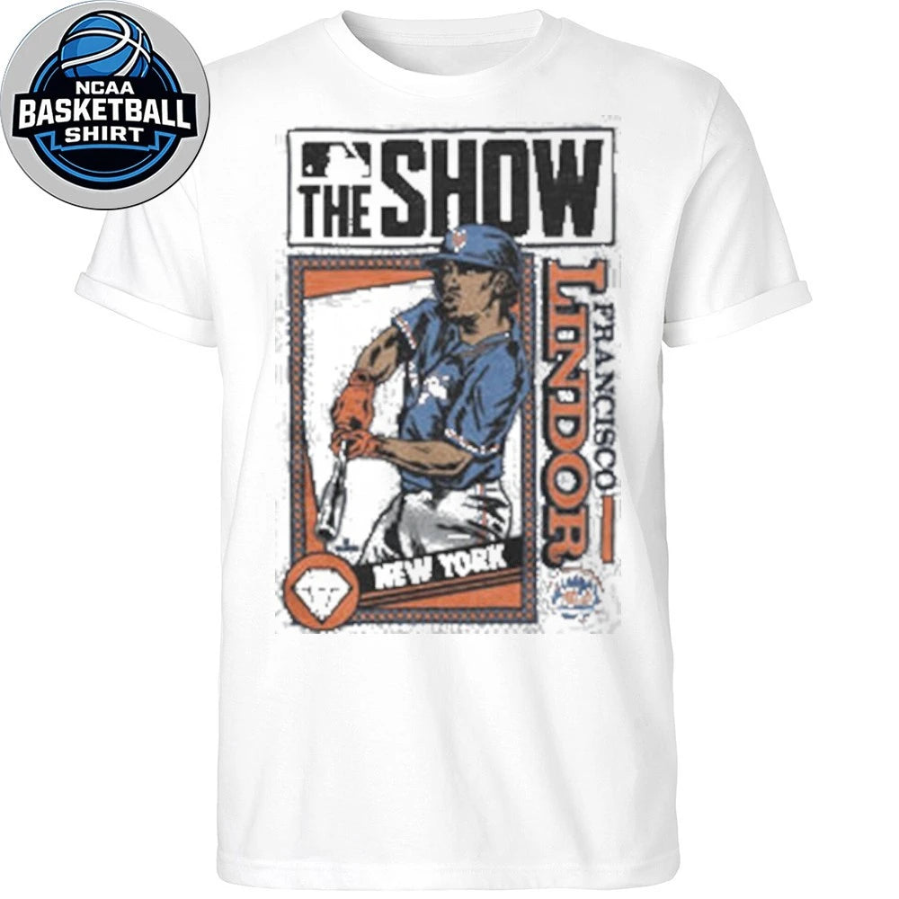 The MLB The Show video game features a character from the New York Mets team, Francisco Lindor Shirt