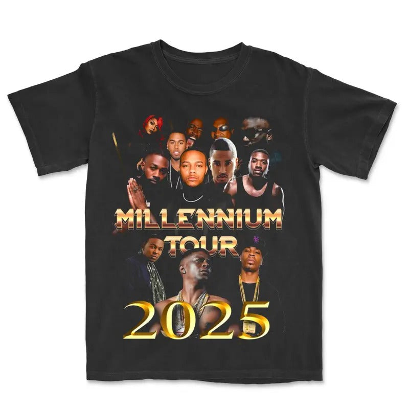 The Millennium Tour 2025 T-Shirt, Gift Concert Tour For Shirt, The Millennium Tour T-Shirt, Tour 2025 Shirt, Music Band...