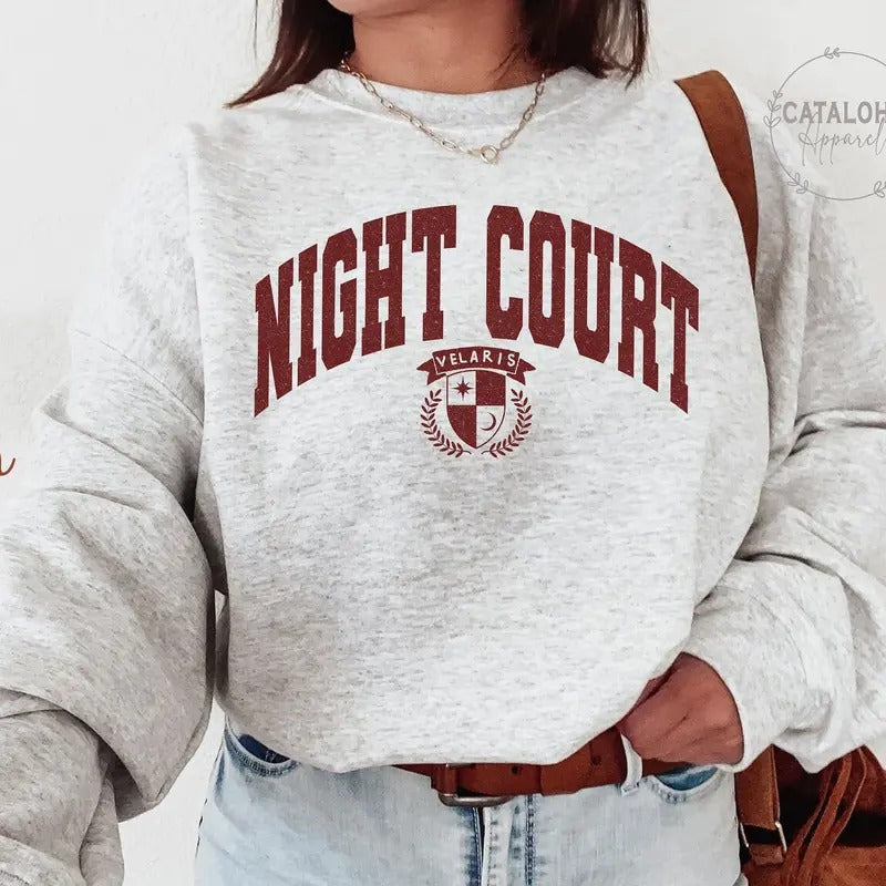 The Night Court sweatshirt, Velaris sweatshirt, A court of Thorns and ROSES, City of Starlight Sweater T-Shirts, Hoodie