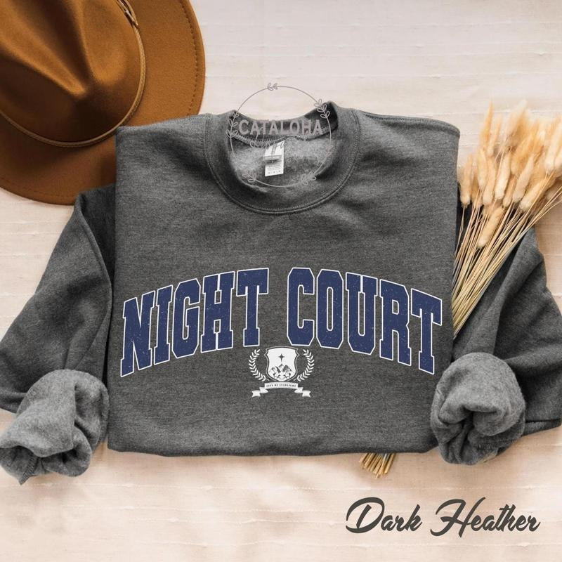 The Night Court sweatshirt, Velaris sweatshirt, Hoodie ACOTAR merch, A court of Thorns and ROSES, City of Starlight...