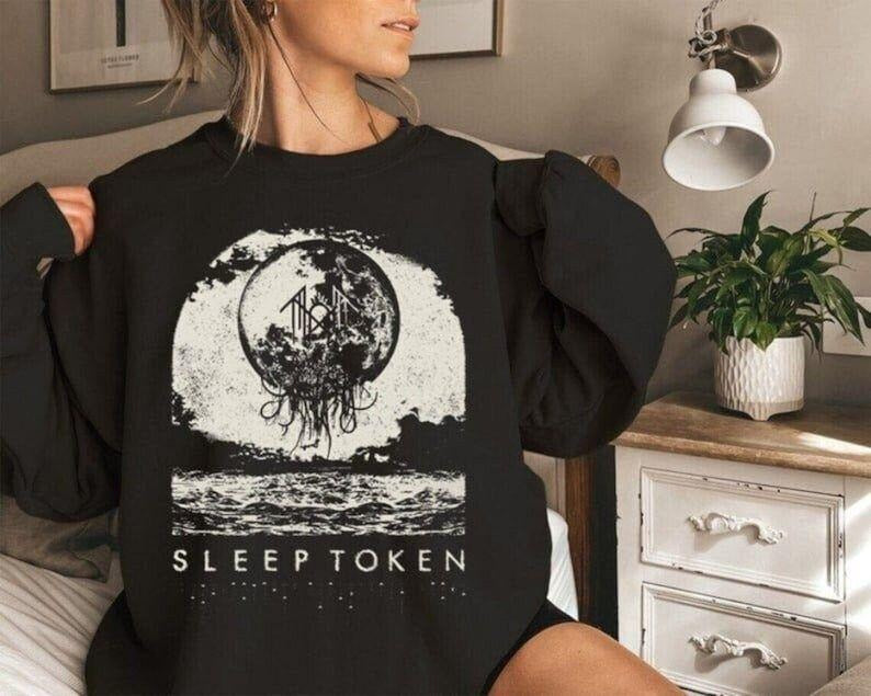 The Night Does Not Belong to God Sweatshirt, SleepToken Band Tribute T-Shirts, Hoodie | HypeCrazeTee.com