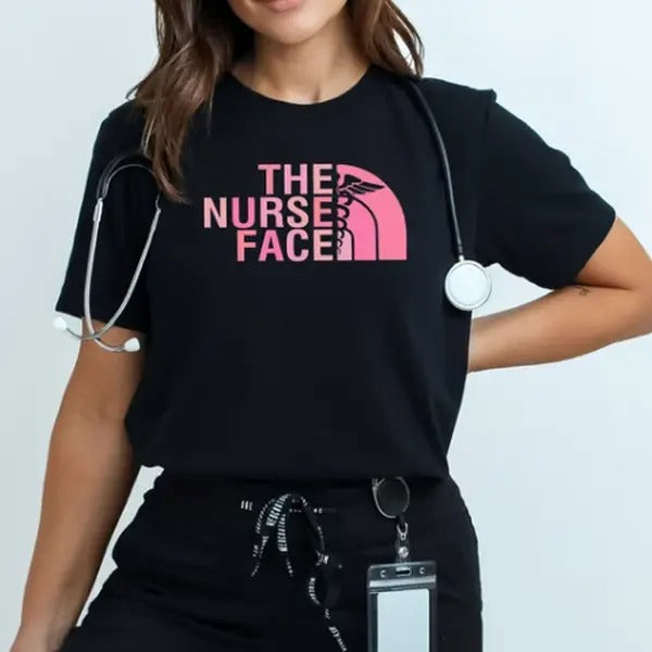 The Nurse Face Shirt, Nurse Shirt,  Nursing School, Registered Nurse, Nurse Gift, Cool Nurse Shirt Hoodie, Sweatshirt