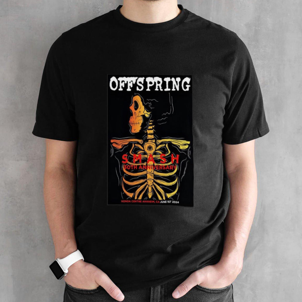 The Offspring Tour 2024 Anaheim CA Poster Shirt