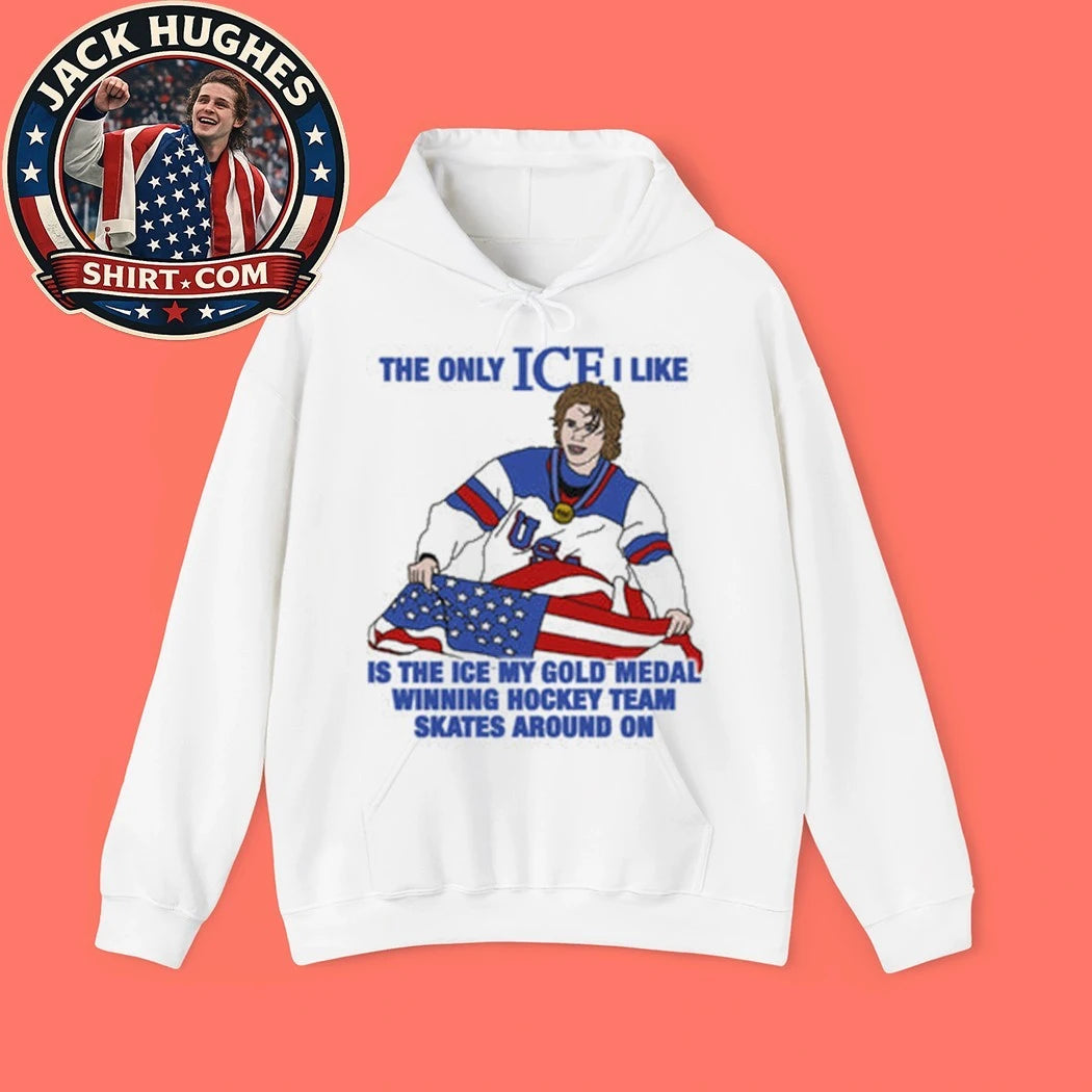 The Only Ice I Like Is The Ice My Gold Medal Winning Hockey Team Skates Around On Men’s Hockey T-Shirt