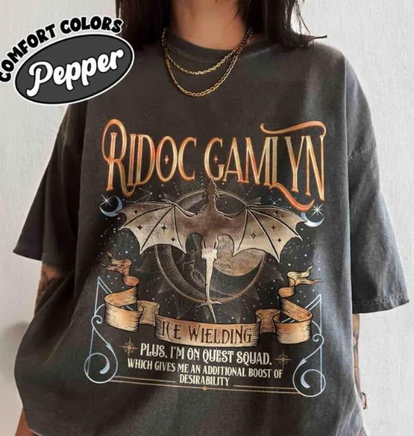 Quest Squad Onyx Storm Shirt Fan Ridoc Gamlyn Fourth Wing Dragon Rider Book Lover T-Shirts, Hoodie, Sweatshirt