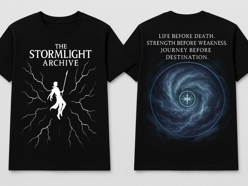 The Stormlight Archive 2sides Shirt, Stormlight Sweatshirt, Kaladin and Szeth Shirt, Booktok Hoodie | HypeCrazeTee.com