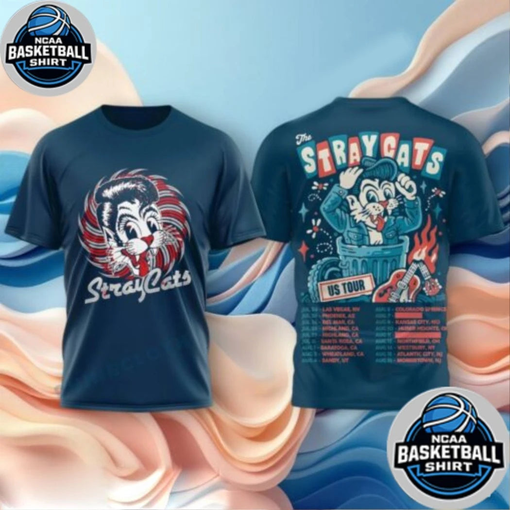 The Stray Cats US Tour 2026 T-Shirt