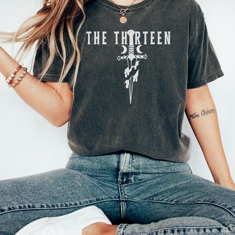 The Thirteen Manon Blackbeak A Court Of Mist And Fury Acotar Shirt Night Court Sarah J Maas Bookish T-Shirt Dark Academia...