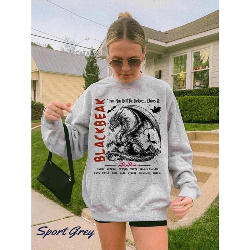 The Thirteen sweatshirt, Manon Blackbeak sweatshirt, Throne of Glass Shirt, Sarah J Maas Merch, Rowan Whitethorn,...