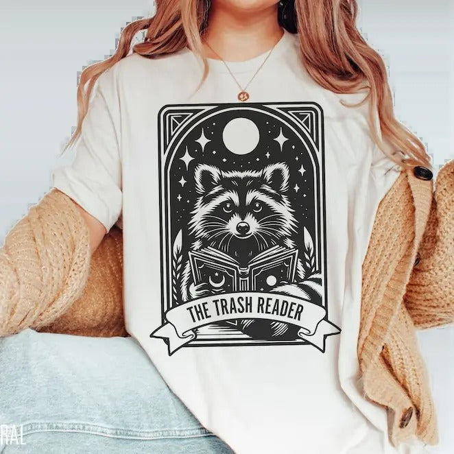 The Trash Reader Shirt, Bookish Raccoon Shirt, throne of glass book merch, Smut Lover Shirt, dark romance shirts Hoodie,...