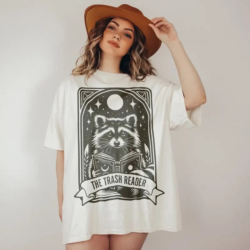 Trash Reader Shirt Bookish Raccoon Racoon Smut Reader Smut Smut Lover Shirt Spicy Book Womenswear Shirt Book Lover T-Shirts, Hoodie, Sweatshirt