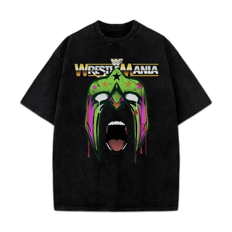 The Ultimate Warrior Vintage Style wrestling Custom Design Men T-Shirt Crewneck Cotton Hoodie, Sweatshirt | HypeCrazeTee.com